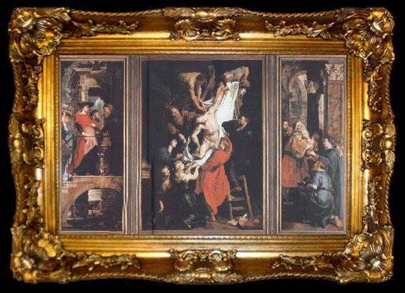 framed  Peter Paul Rubens Descent from the Cross, ta009-2